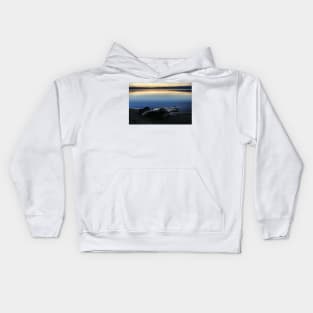 Ohrid Lake -Sunset Kids Hoodie